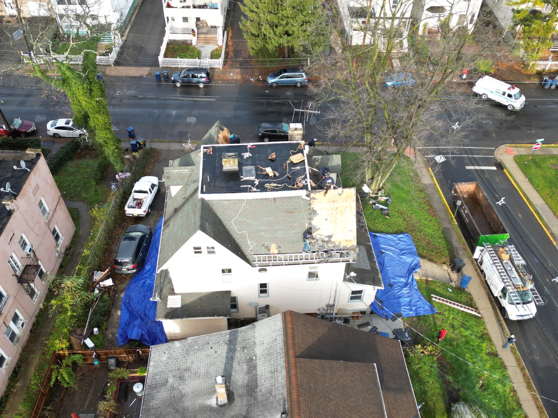 After House roof before and after REVIXPRO work