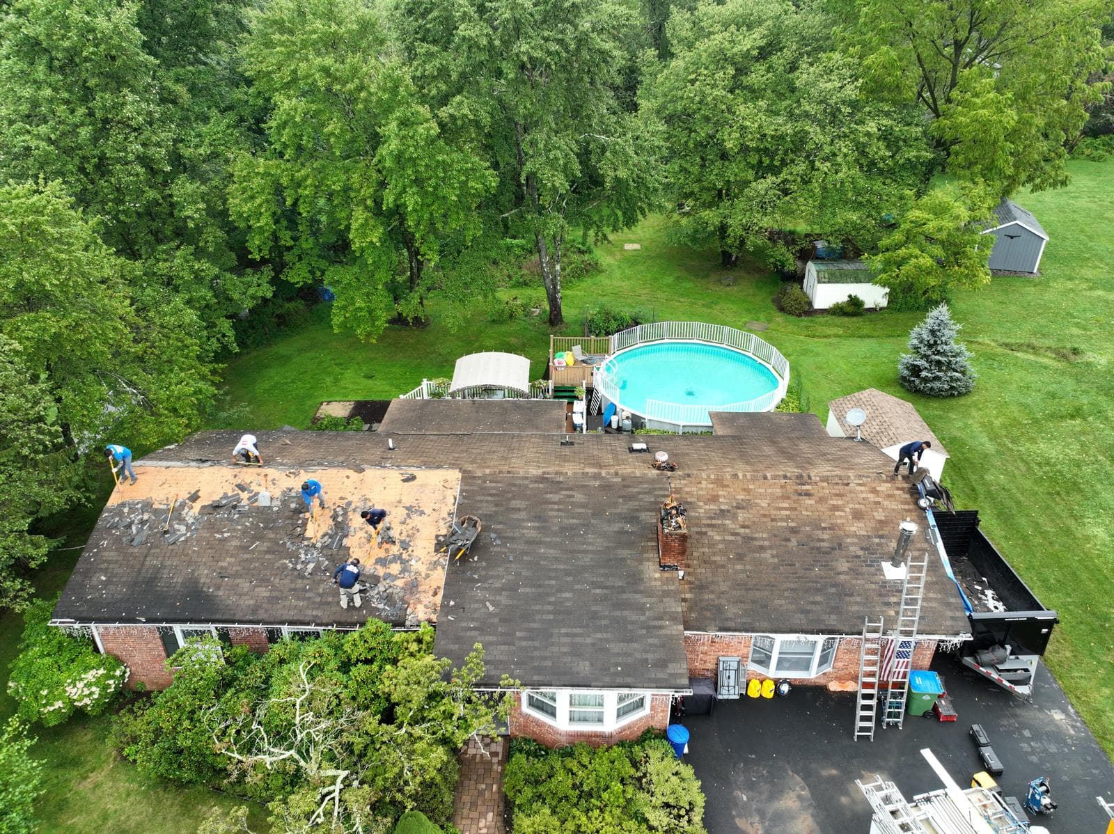 After REVIXPRO roof transformation - before and after